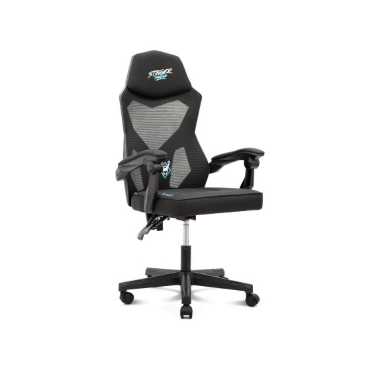 Silla gaming Woxter Stinger Station Sense altura + respaldo ajustable negro 114,5-124,5x65x51 cm lateral