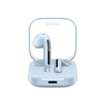 Auriculares de botón Xiaomi Redmi Buds 6 Active estuche de carga bluetooth azul  fondo blanco