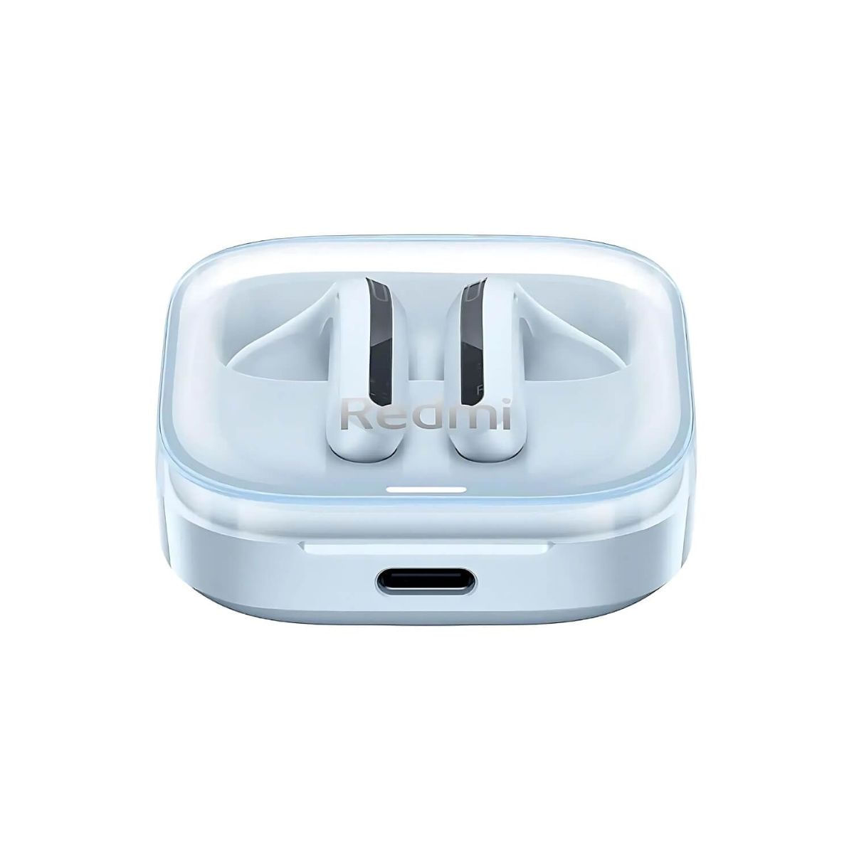 Auriculares de botón Xiaomi Redmi Buds 6 Active estuche de carga bluetooth azul  estuche carga