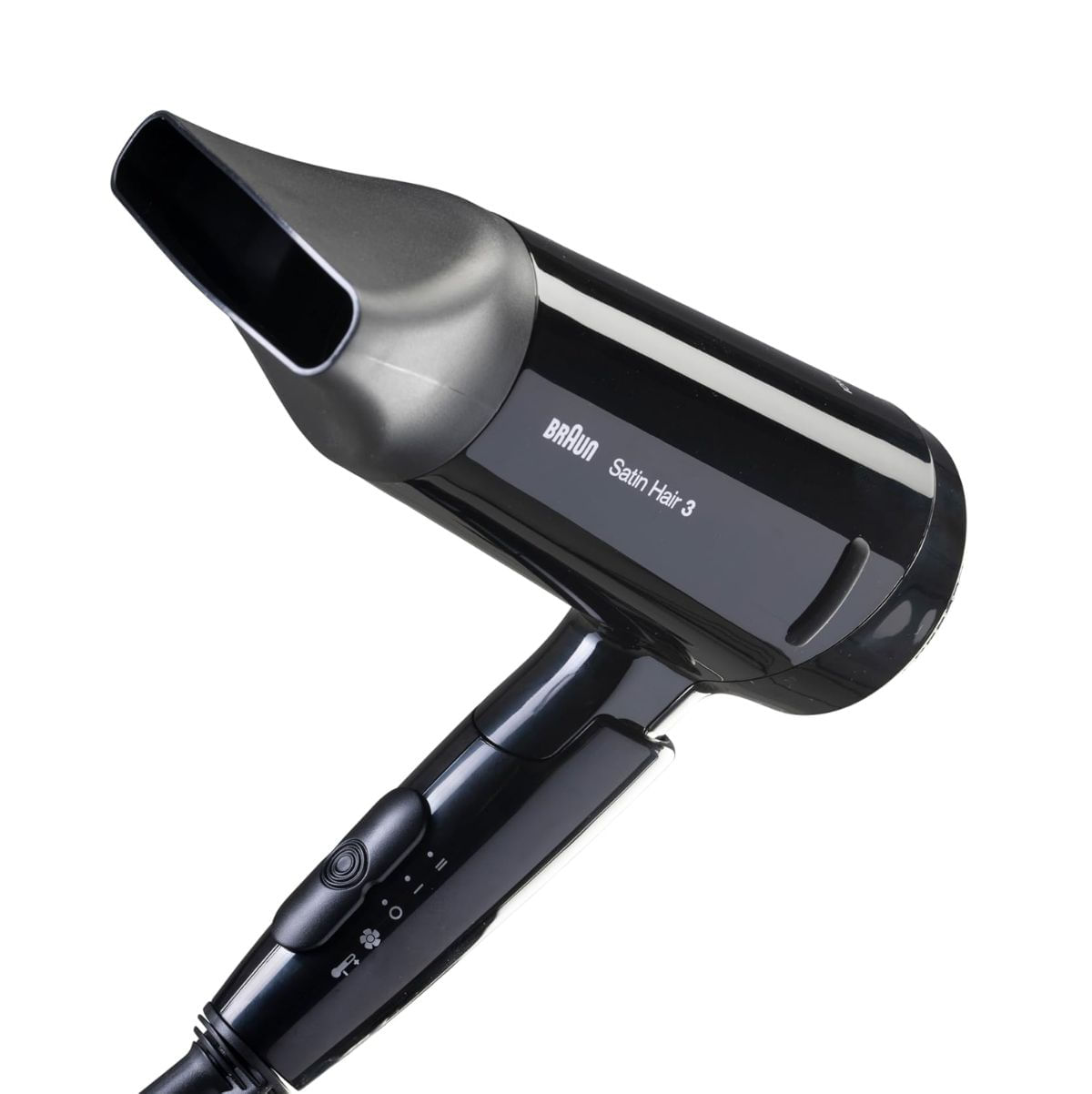 Secador Braun BRHD350E 1600W 3 temperaturas plegable negro