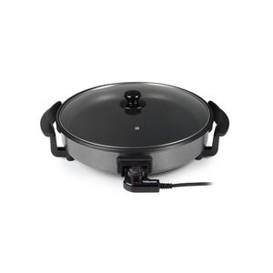 Sartén eléctrica Tristar PZ-2964 1500W con tapa de cristal negro Ø40 cm
