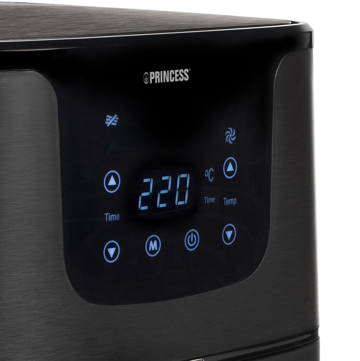 Freidora de aire Princess 183014 1700W 5,2L panel táctil negro