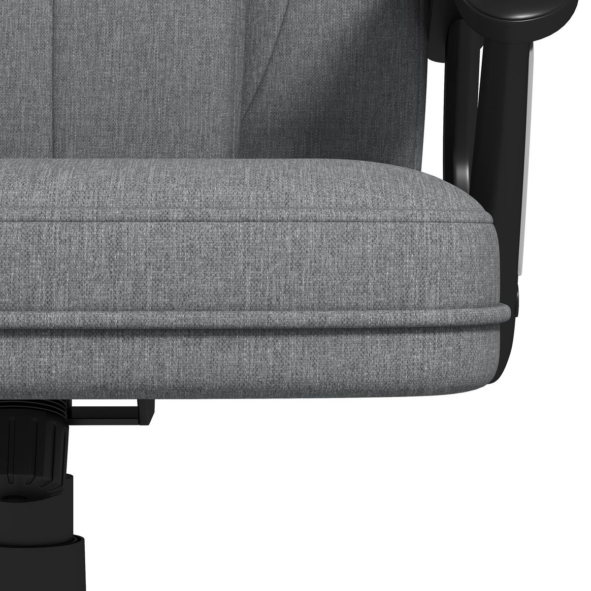 Silla de oficina Azal Vinsetto altura ajustable basculante gris 110-120x66x75 cm detalle