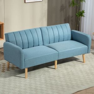 Sofá cama Zoisita Homcom 2 plazas respaldo ajustable 73x173x75 cm