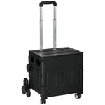 Carrito-multiusos-Roller-Homcom-35L-plegable-negro-95x43x48-cm-