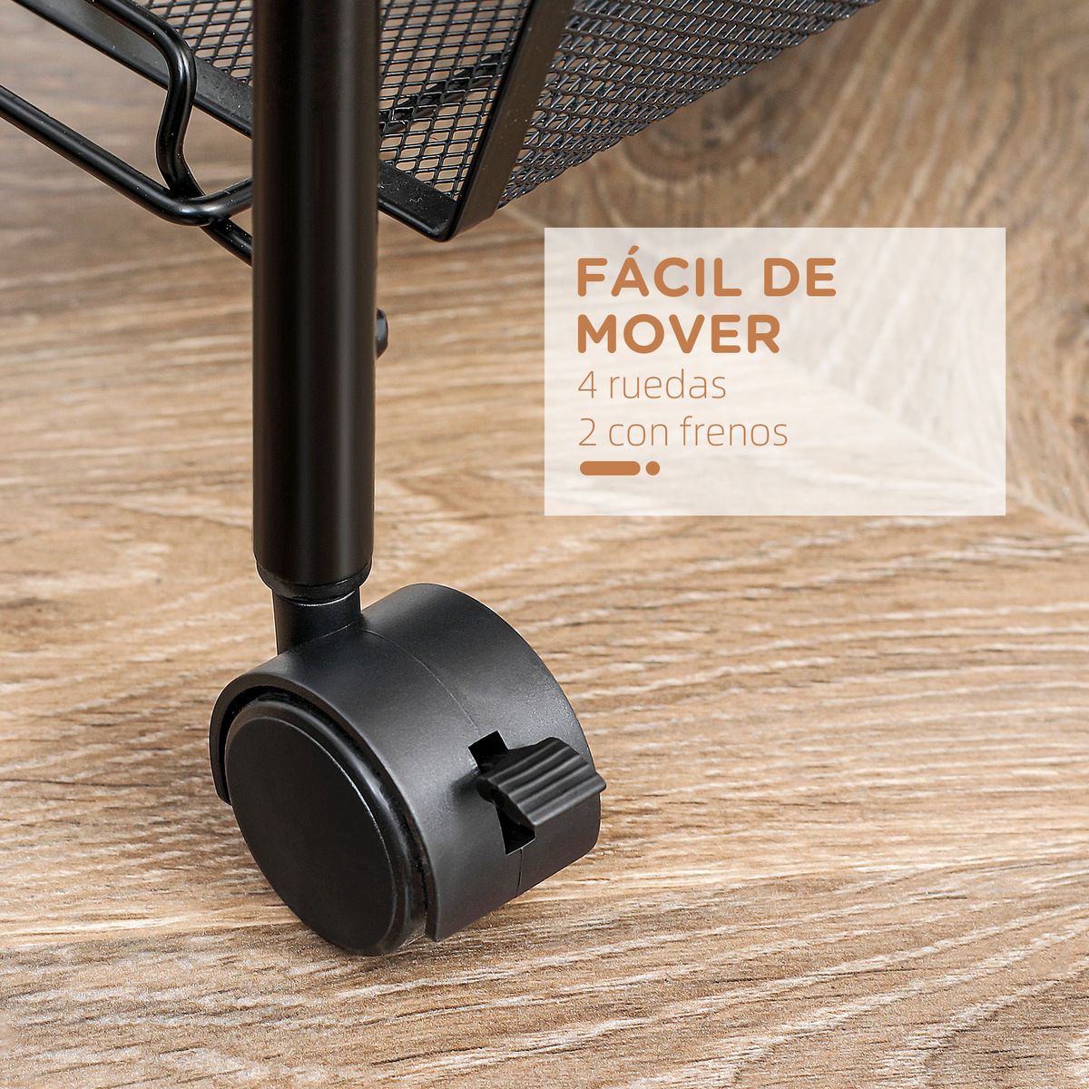 carrito-auxiliar-blum-homcom-4-niveles-ganchos-ruedas-negro-84x45x265cm