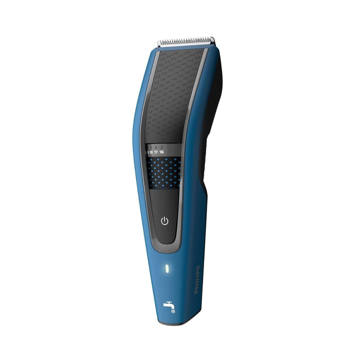 Afeitadora Philips HC5612/15 3 peines 28 posiciones azul  fondo blanco