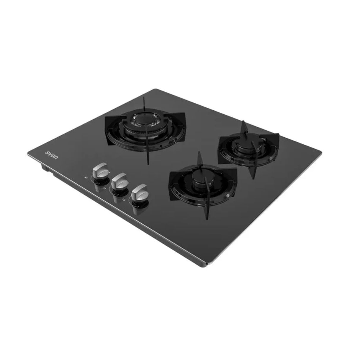 Placa de gas SGW3601N Svan 3 zonas quemador WOK negro 10x60x51 cm