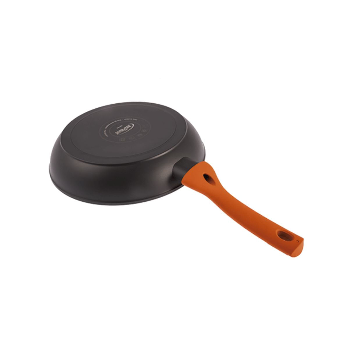Set de 2 sartenes Wind antiadherente aluminio forjado naranja Ø20/Ø24 cm base