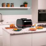 Freidora de aire Foodie Fryer Cloen 7L 8 funciones negro animada