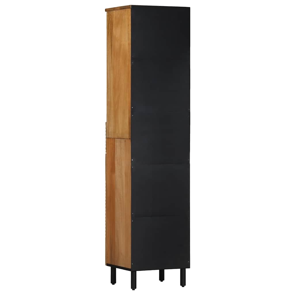Armario auxiliar Bolsero 1 armario + 1 cajón + 2 compartimentos natural 160x38x33 cm posterior