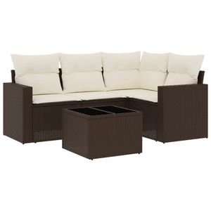 Conjunto de jardín Relax diseño modular 5 piezas