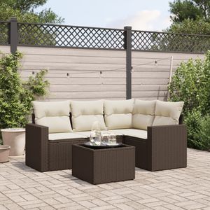 Conjunto de jardín Relax diseño modular 5 piezas
