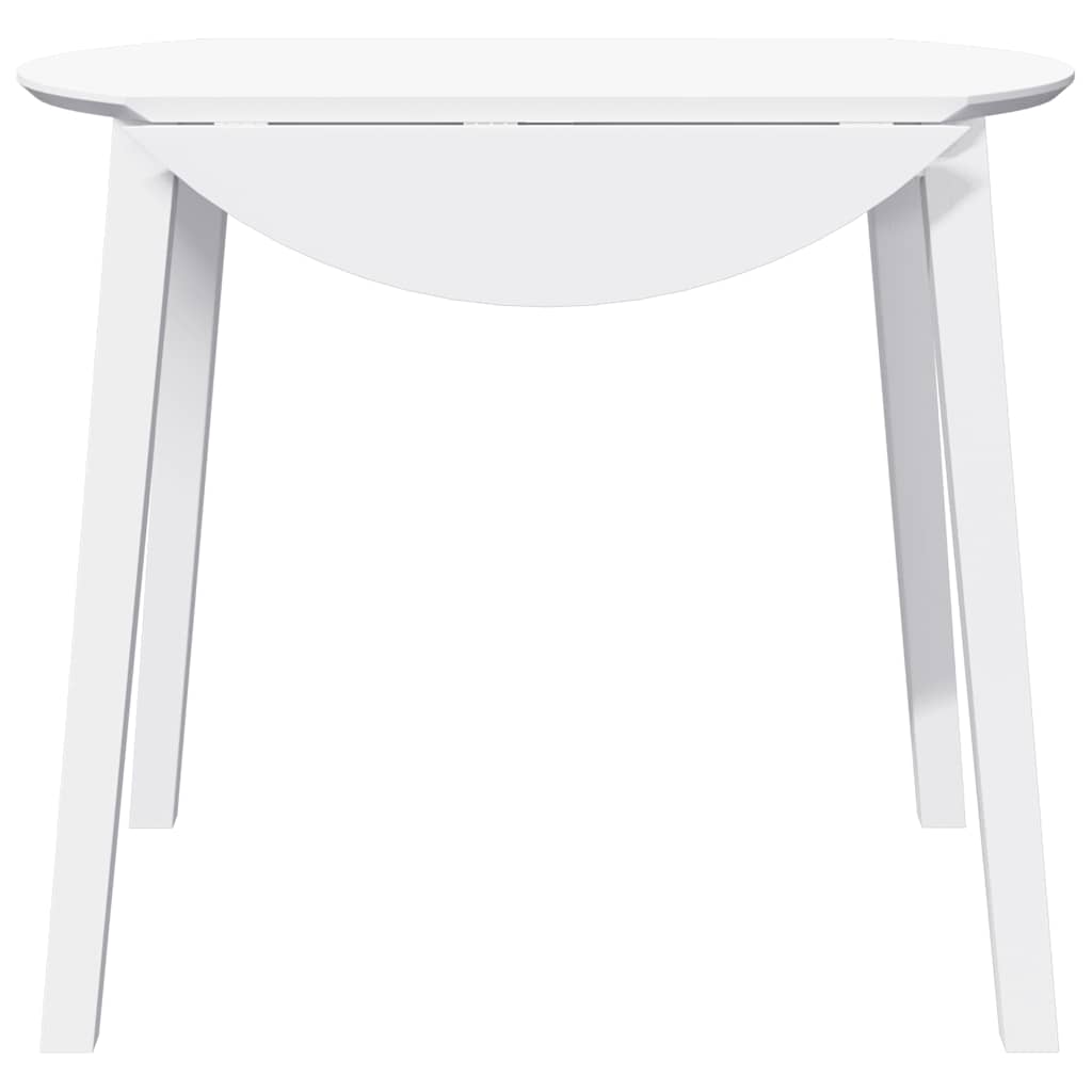 Mesa de comedor Zedro extensible blanco 74x90x90-55 cm