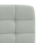 Pack de 2 sillas Ezki acolchadas gris claro 83x45x54 cm acolchado detalle