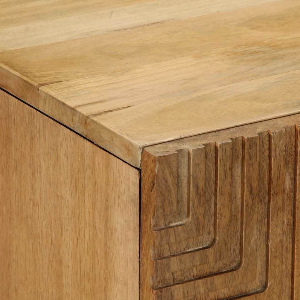 Aparador Pavia armario + 2 compartimentos interiores natural 75x60x33 detalle