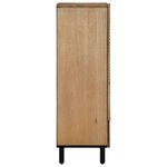 Aparador Collarejo armario + cajón natural 100x60x33 cm perfil