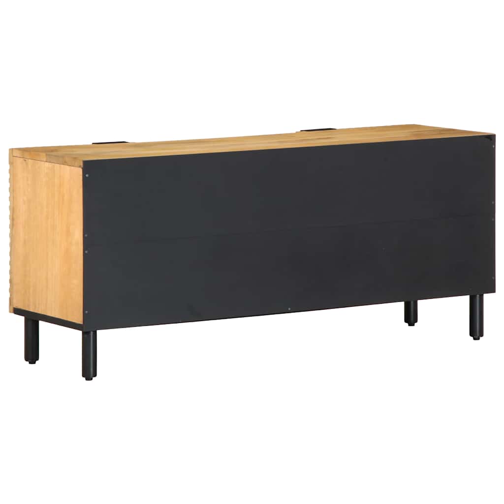 Mueble de TV Mica 2 armarios + 1 cajón natural 46x105x33 cm posterior