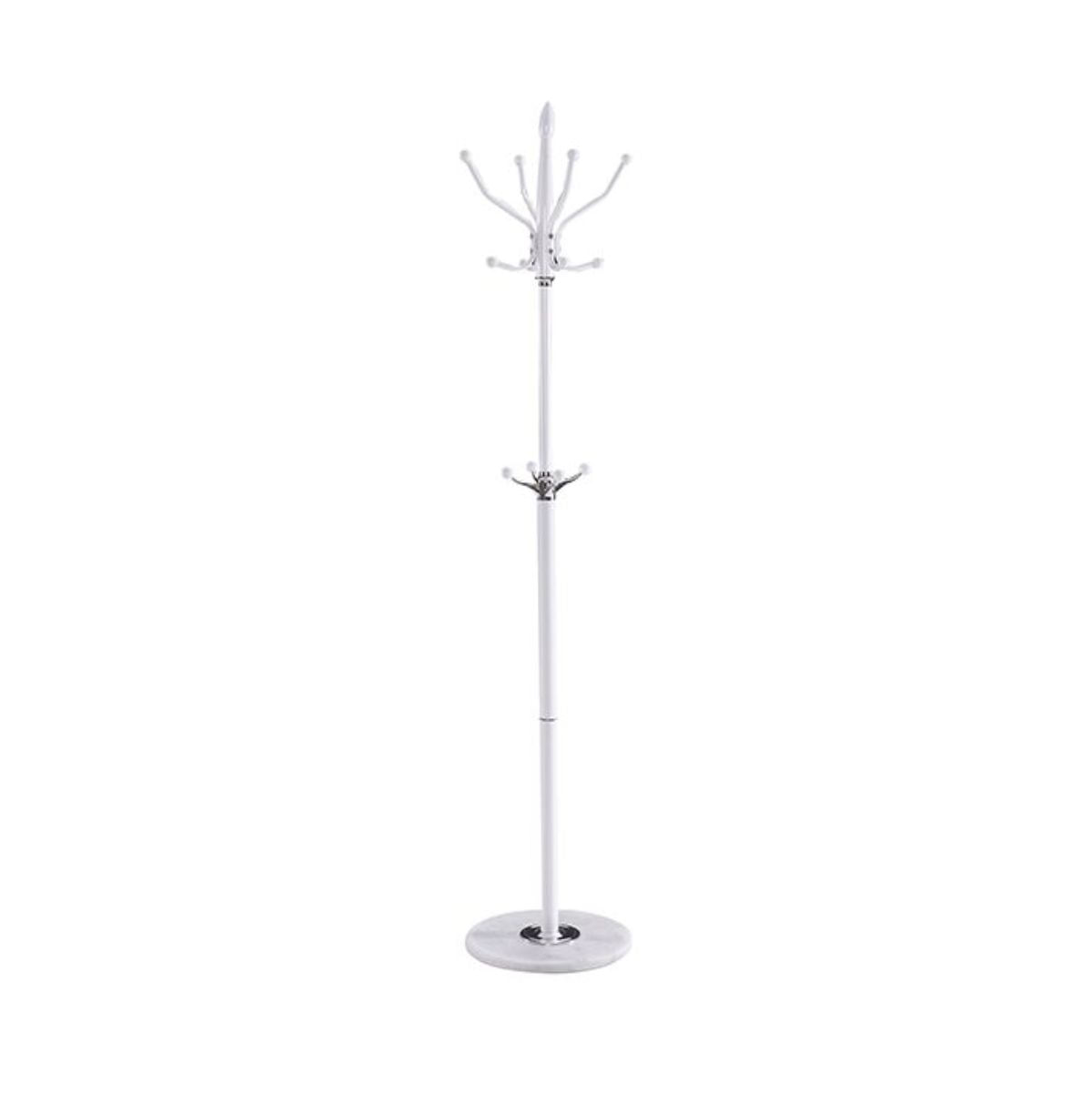 Perchero de pie Tiber blanco Ø37x178 cm fo ndo blanco