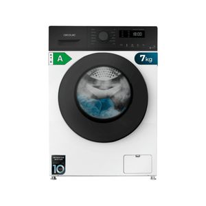 Lavadora carga frontal Cecotec Bolero DressCode 7150 7kg 1400 rpm 12 programas A blanco/negro 59,5 cm