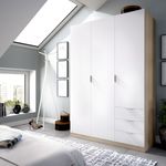 Armario-LC-3-puertas---3-cajones-roble-blanco-180x121x52-cm-ambientada