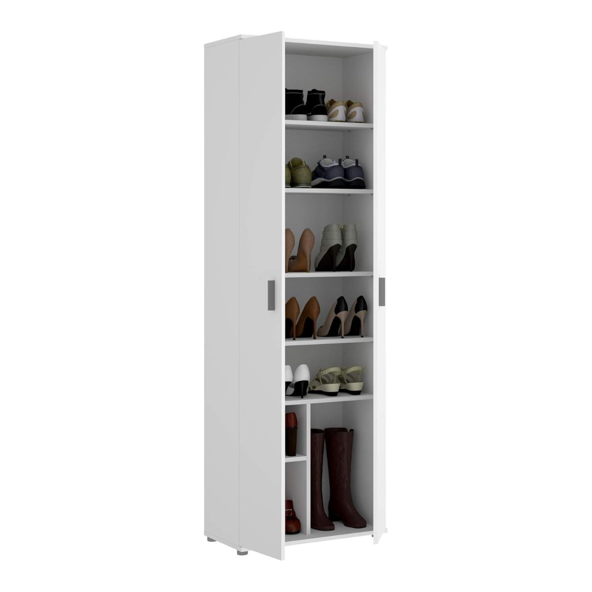 Armario Use 2 puertas con estante blanco 180x59x37 cm fondo blanco