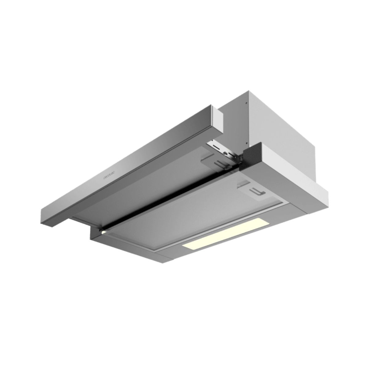 Campana extractora telescópica Cecotec Bolero Flux TLM 606500 165W 650 m3/h 2 potencias A inox 60 cm lateral