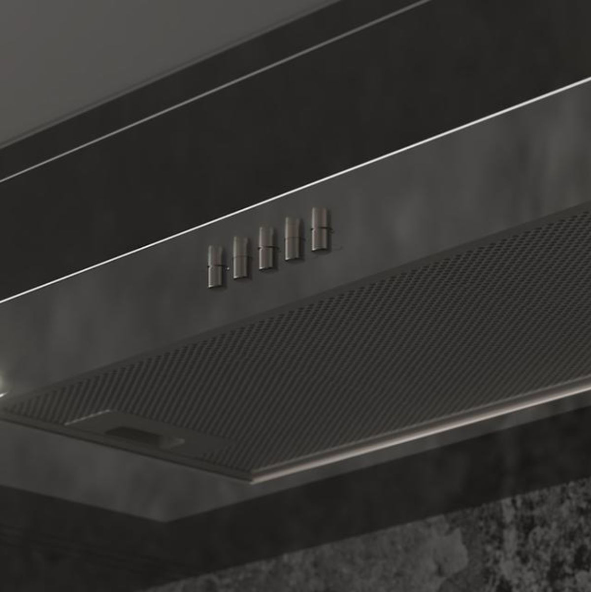 Campana integral Cecotec Bolero Flux IM 756500 165W 650m3/h 3 potencias inox 75 cm detalle