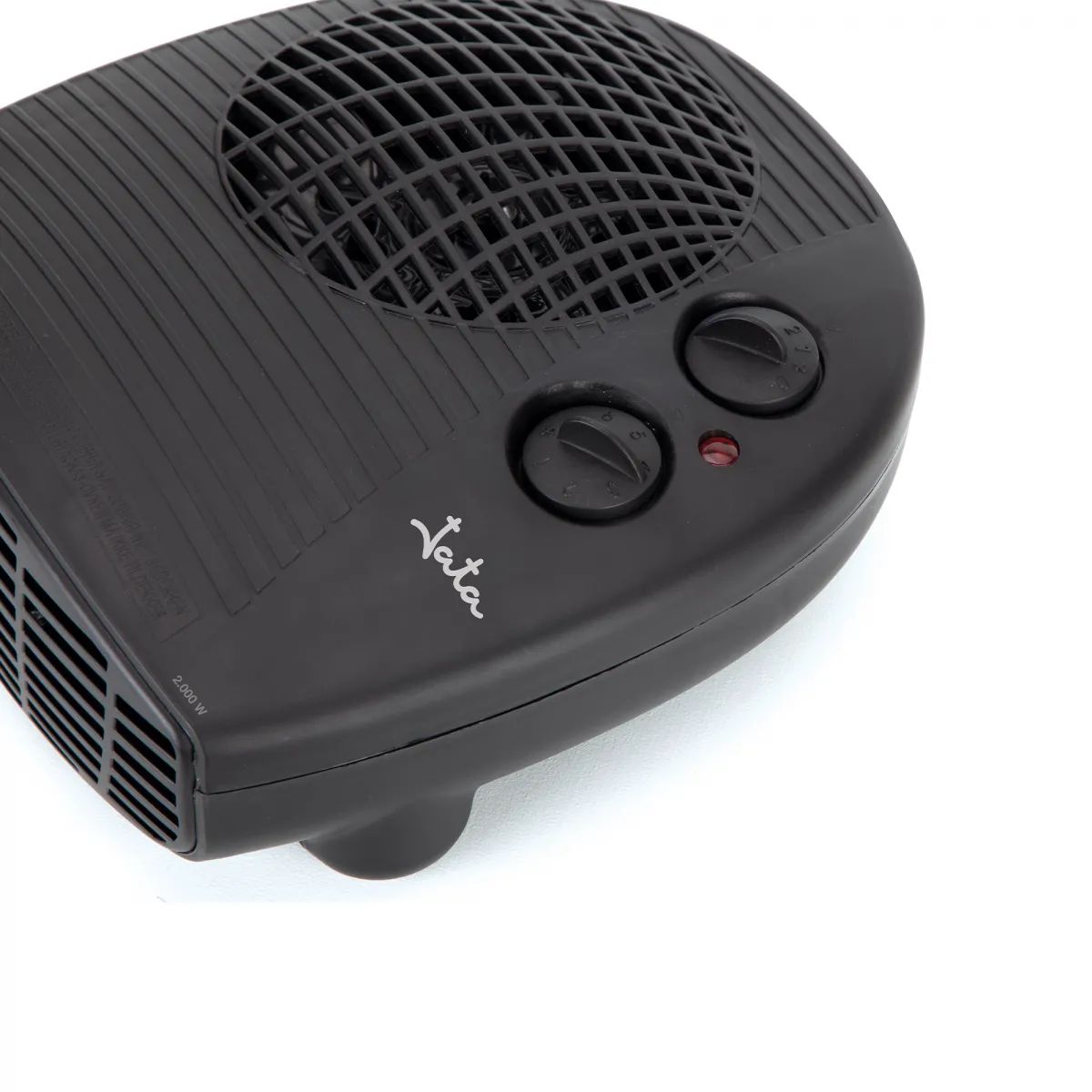 Calefactor eléctrico Jata TV63 2000W 2 potencias 3 posiciones negro