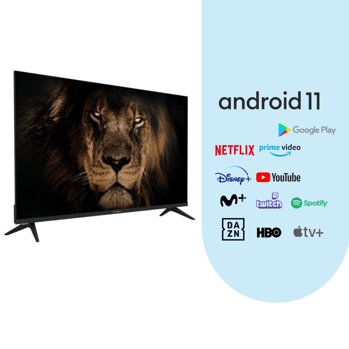 Televisor Nevir NVR-8073-40FHD2S-SMA 40’’ FULL HD Android 11 negro