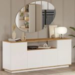Aparador-Cigarra-4-puertas---compartimento-blanco-natural-75x180x445-cm-ambientada