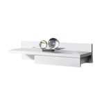 Mueble recibidor Lizar con cajón diseño mural  blanco 20x70x28 cm fondo blanco