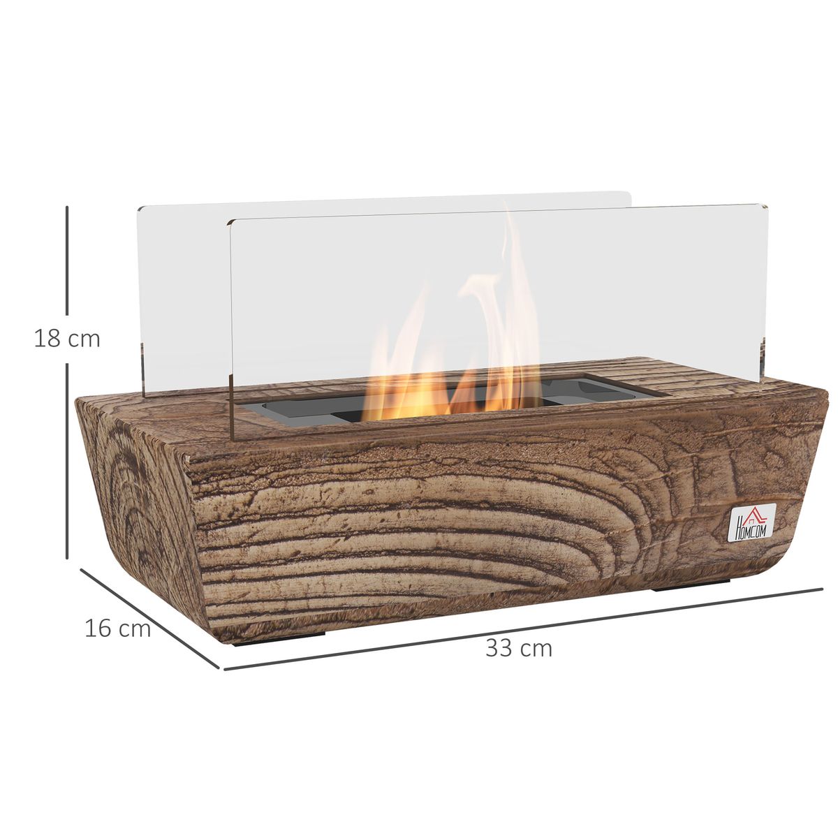 Chimenea-de-bioetanol-Aurora-Homcom-sobremesa-portatil-capacidad-150ml-roble-18x33x16-cm