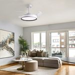 Ventilador-de-techo-Akran-Bel-Air-72W-4-aspas-retractiles-con-luz-LED-negro-Ø108-cm-ambientada