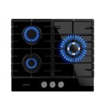 Placa-de-gas-Cecotec-Bolero-Squad-G3200F-Glass-Black-6250W-3-fuegos-58-cm-negro