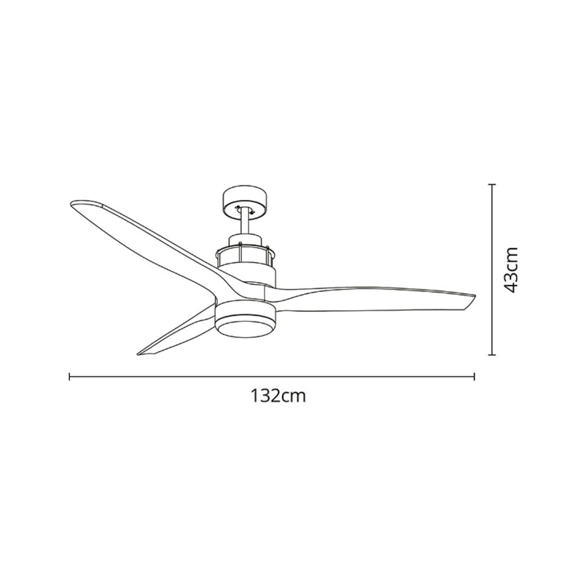 Ventilador-de-techo-Bravo-Lumit-16W-3-aspas-con-luz-LED-niquel-wengue-Ø132x43-cm-medidas