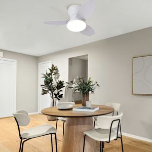 Ventilador de techo Tauro Bel Air 48W 3 aspas con luz LED Ø85x18 cm
