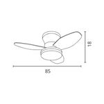 Ventilador-de-techo-Tauro-Bel-Air-48W-3-aspas-con-luz-LED-blanco-Ø85x18-cm-medidas