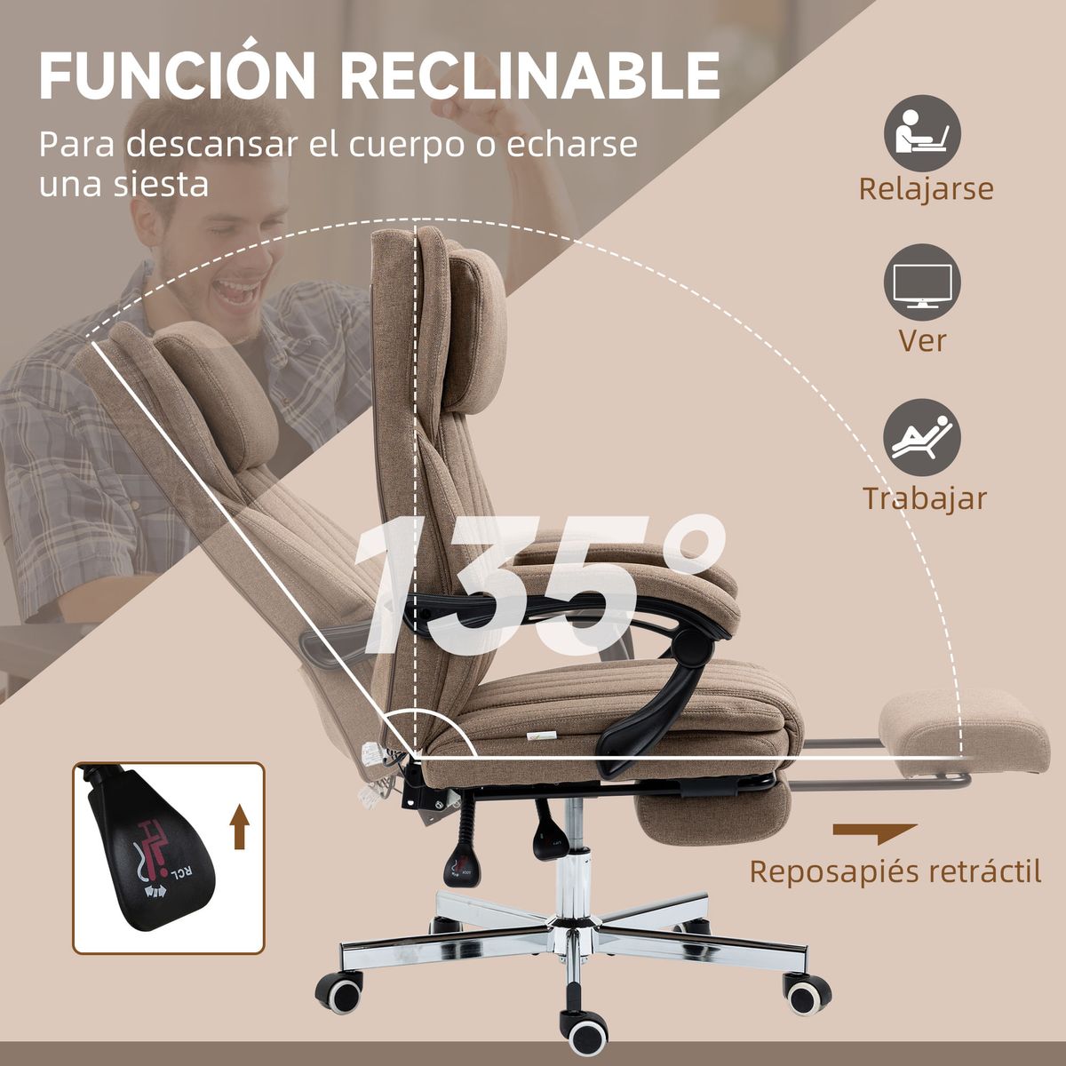 Silla-de-oficina-Soft-reclinable---6-puntos-de-masaje---reposapies-retractil-105-113x65x61-cm