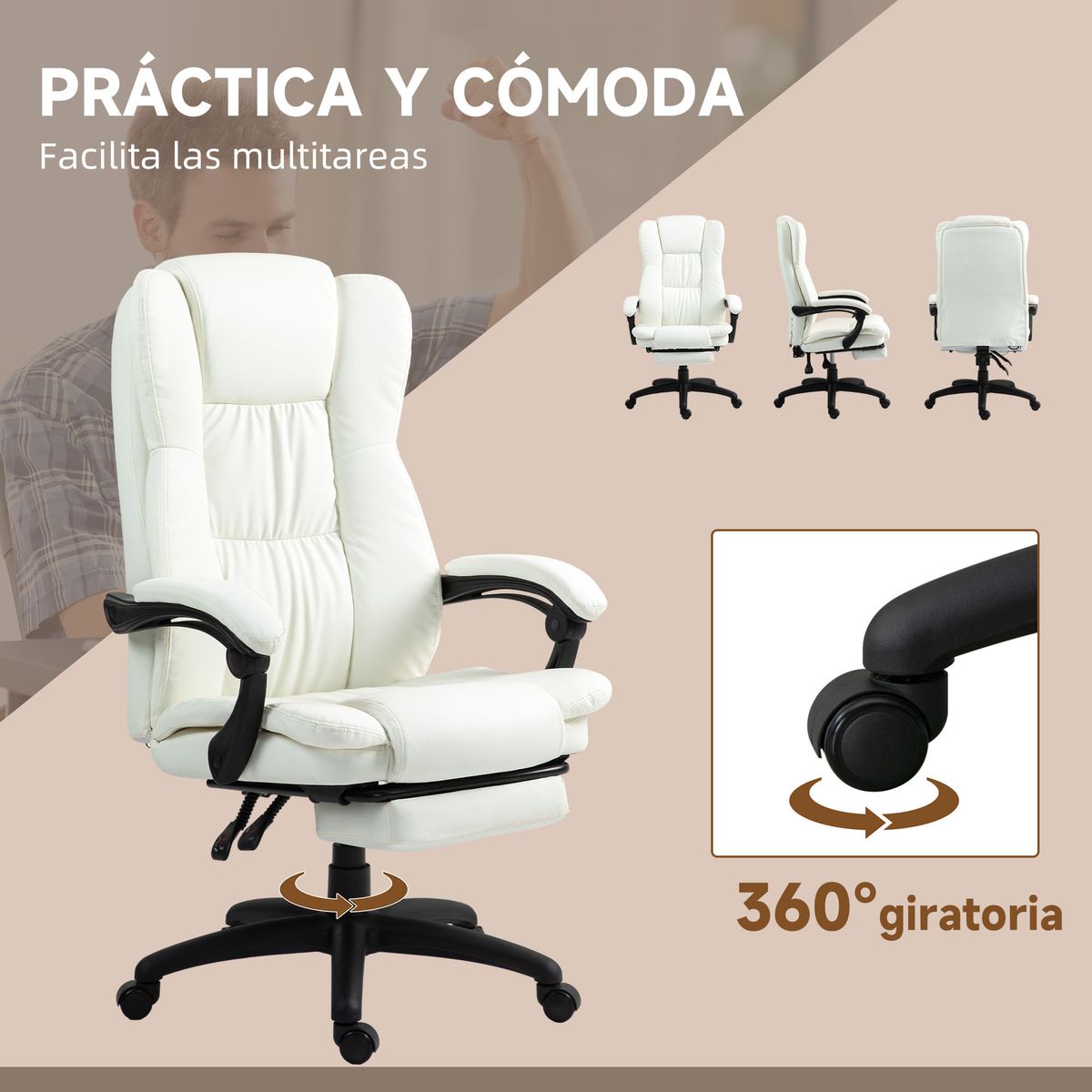 Silla-de-oficina-Winter-reclinable-6-puntos-de-masaje---reposapies-retractil-blanco-113-121x685x685-cm-