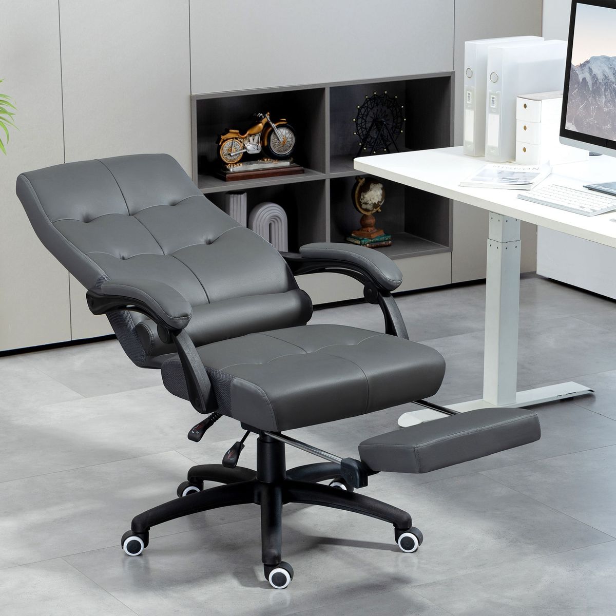 Silla-de-oficina-Classic-Vinsetto-altura-ajustable---reclinable---reposapies-retractil-gris-oscuro-118-125x65x65-cm
