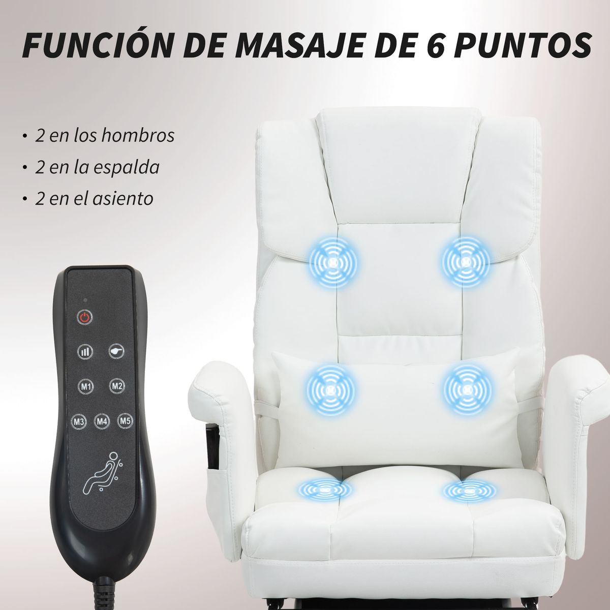 Silla-de-oficina-Confort-Homcom-reclinable---6-puntos-de-masaje---reposapies-retractil-blanco-107-115x69x65-cm