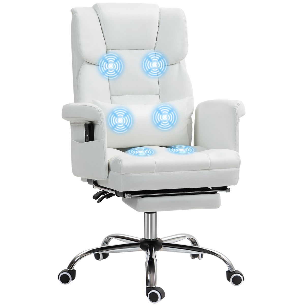 Silla-de-oficina-Confort-Homcom-reclinable---6-puntos-de-masaje---reposapies-retractil-blanco-107-115x69x65-cm