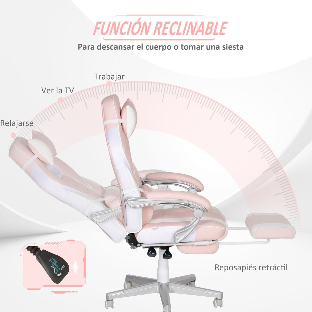Silla-gaming-Play-Homcom-rosa-con-respaldo-reclinable-reposapies-retractil-altura-regulable-y-soporte-lumbar.-Comodidad-y-estilo-para-jugar-o-trabajar-sin-limites.