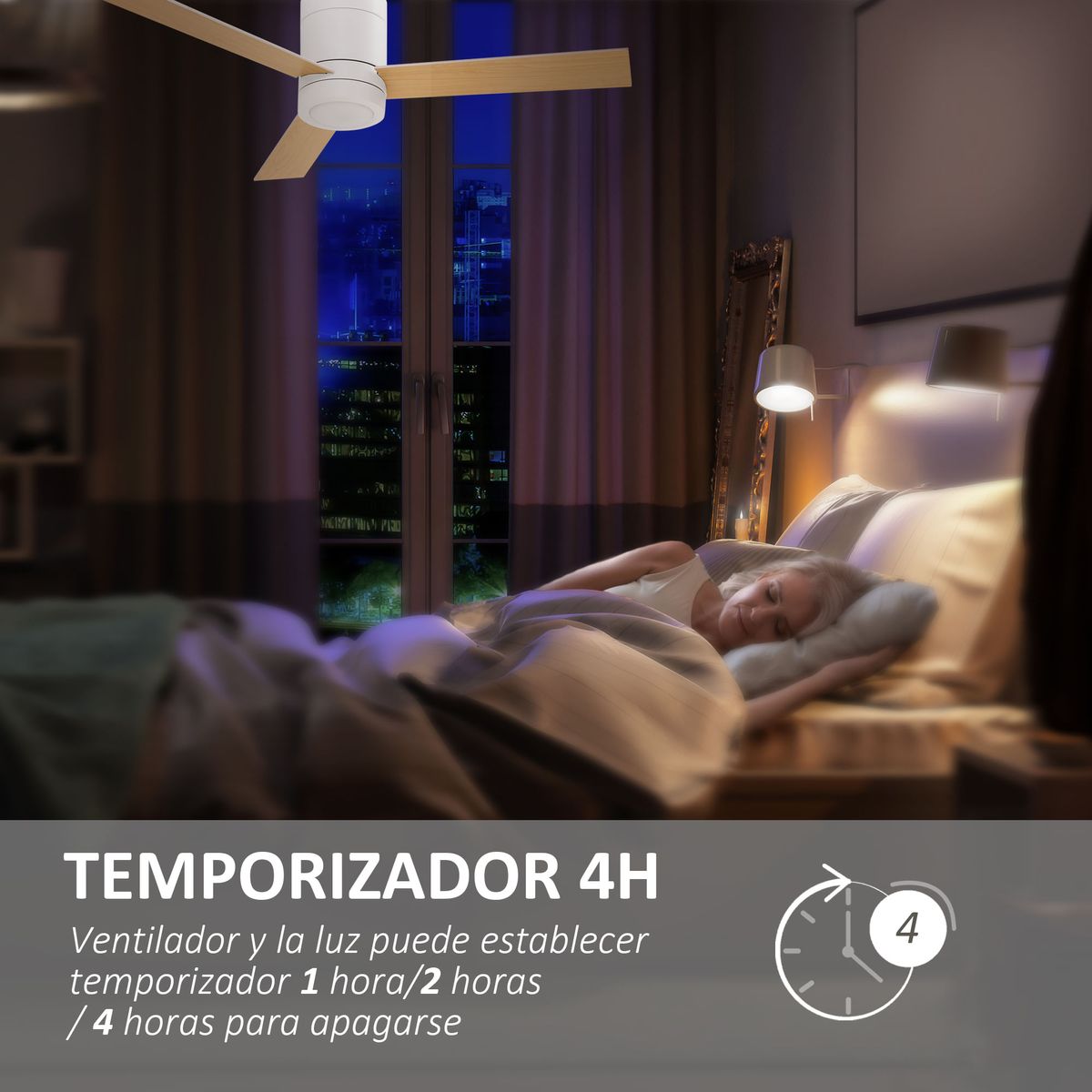 Ventilador-de-techo-Tul-Homcom-48W-3-aspas-blanco-natural-Ø112x25-cm