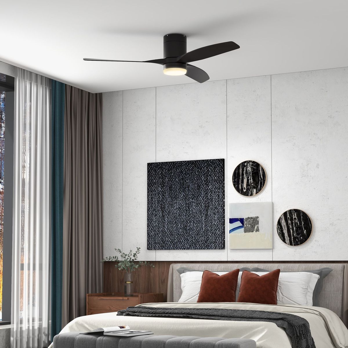 Ventilador-de-techo-Pireo-Homcom-46W-3-aspas-funcion-verano-invierno-negro-Ø132-cm
