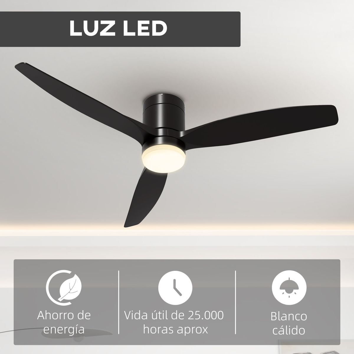 Ventilador-de-techo-Pireo-Homcom-46W-3-aspas-funcion-verano-invierno-negro-Ø132-cm