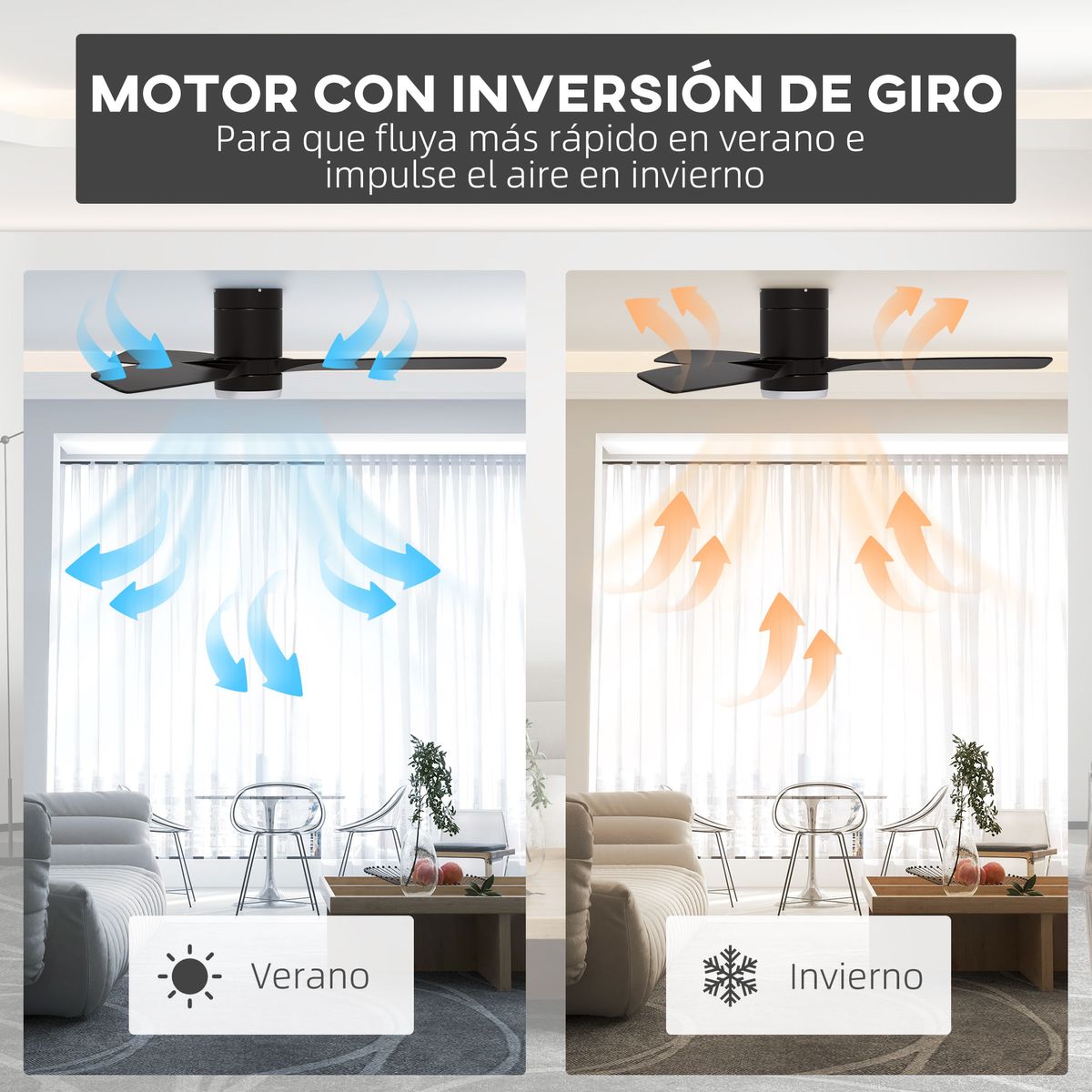 Ventilador-de-techo-Pireo-Homcom-46W-3-aspas-funcion-verano-invierno-negro-Ø132-cm