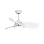 Ventilador-de-techo-Cosmos-luz-LED-3-aspas-mando-a-distancia-blanco-Ø91-cm-fondo-blanco