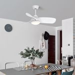 Ventilador-de-techo-Cosmos-luz-LED-3-aspas-mando-a-distancia-blanco-Ø91-cm-animada